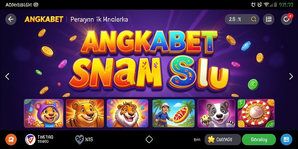 Tampilan gameplay Slot yang mengasyikkan di ANGKABET.