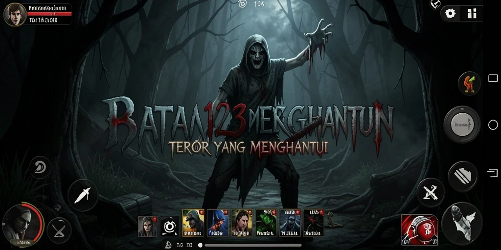 Tampilan dramatis dari gameplay penuh teror di BATA123.