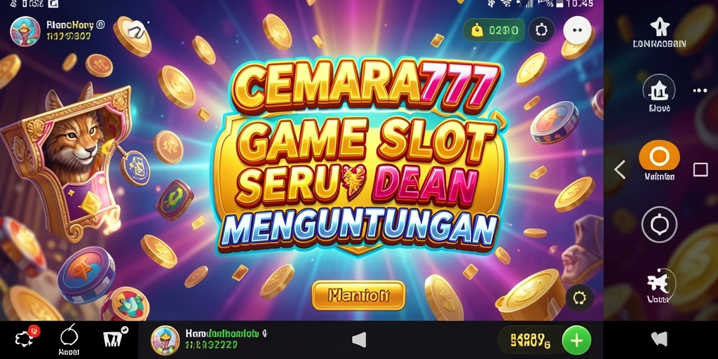 Tampilan gameplay CEMARA777 yang mengasyikkan dan penuh warna.