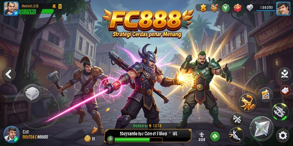 Tampilan menakjubkan dari gameplay strategis FC888.