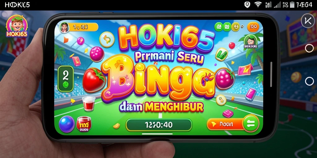 Tampilan gameplay HOKI65 dengan aksi seru di permainan Bingo.
