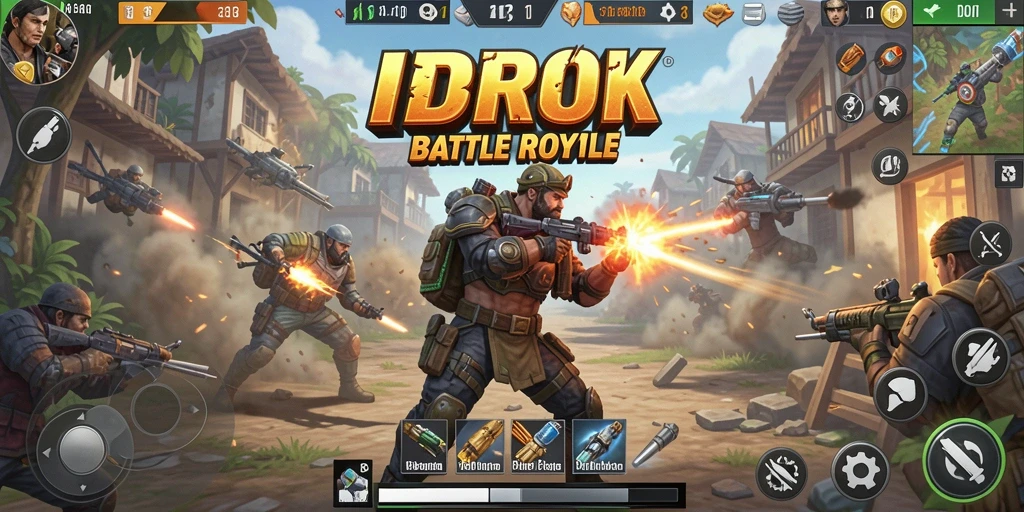 Tampilan menarik dari gameplay pertempuran di IDROK.