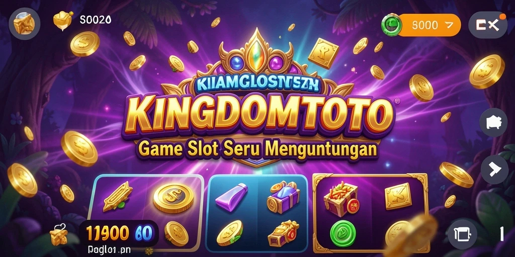 Tangkapan layar gameplay Slot KINGDOMTOTO yang seru dan menguntungkan.