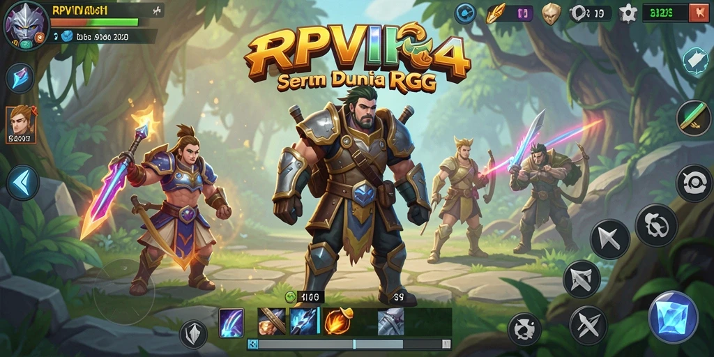Gameplay RPG seru dan menawan di RPVIP4.