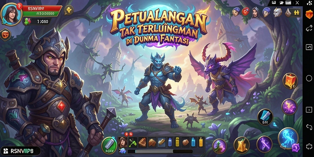Tampilan gameplay RSNVIP8 yang menakjubkan dan mendebarkan.