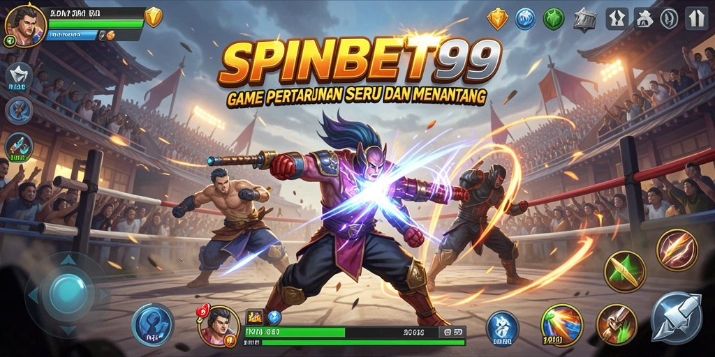 Tampilan gameplay SPINBET99 yang menegangkan dan seru.