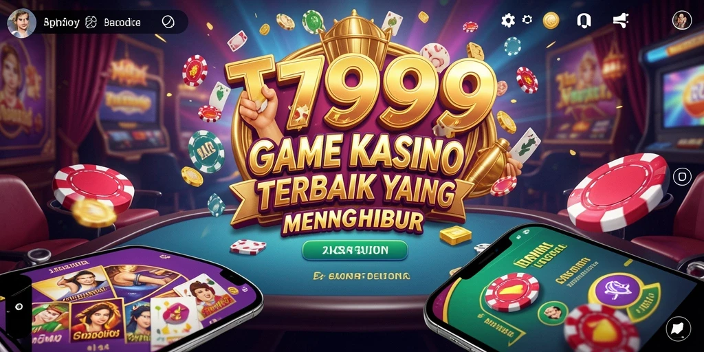 Screenshot T9999 menunjukkan gameplay kasino yang mendebarkan dan interaktif.