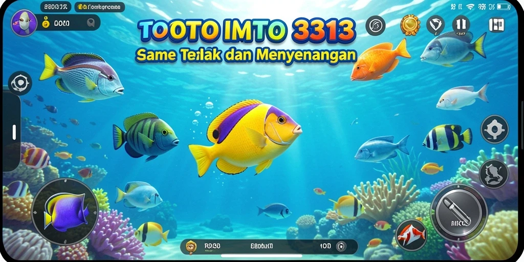 Gameplay mengasyikkan TOTO313 dengan aksi menembak ikan.