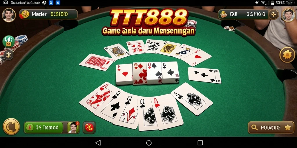 Gameplay Gaple yang menarik dalam TTT888.