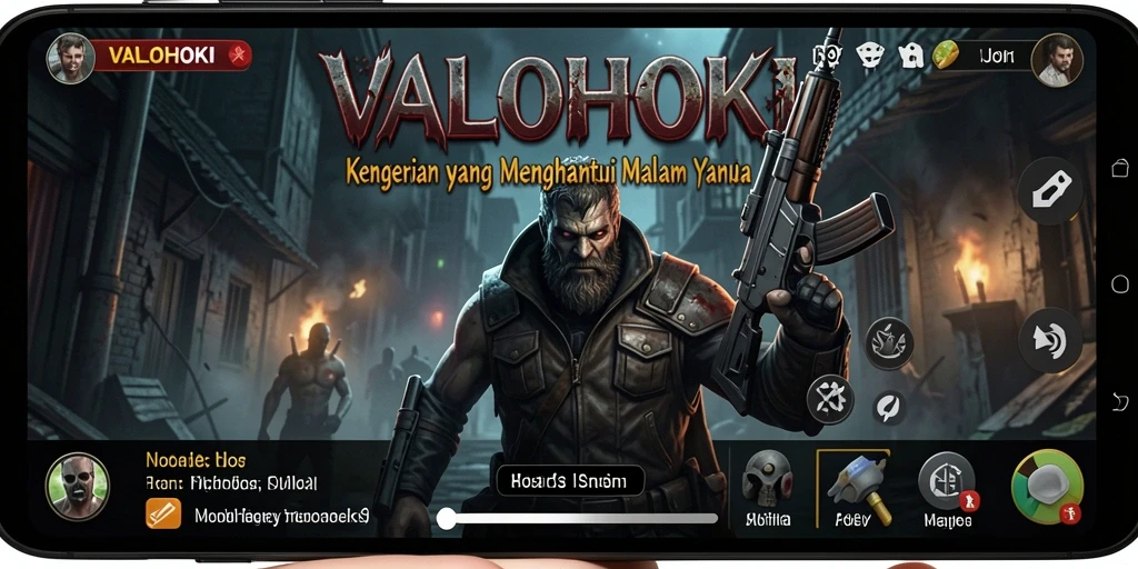 Gameplay VALOHOKI yang menegangkan dan menyeramkan.