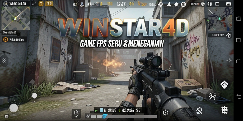 Tampilan gameplay seru dan mendebarkan di WINSTAR4D.